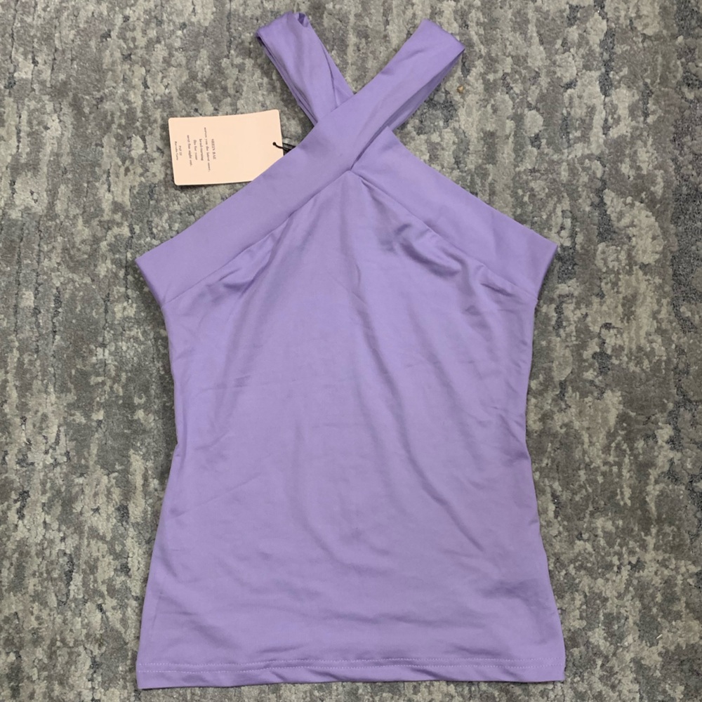 Lilac cross top